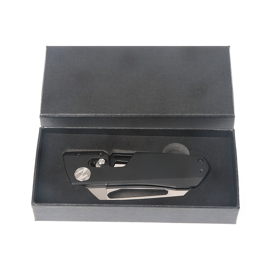 Black Bear Fast Opening Axis T6 Aluminum Handle No Logo Folding Knife UD408777